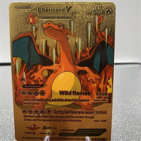 charizard v gold card lv 91 price|pokemon v evolution charizard.